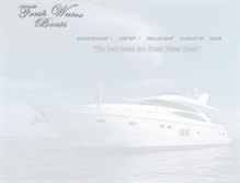 Tablet Screenshot of freshwaterboats.com